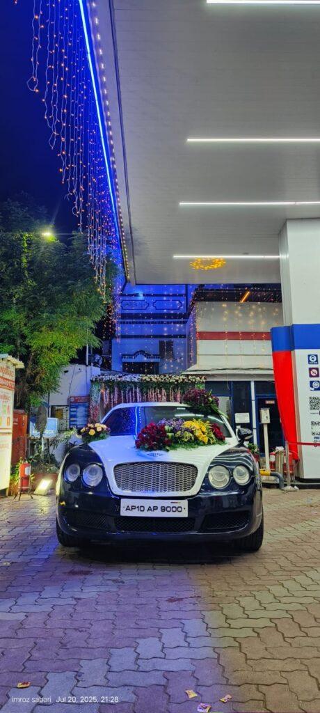 Bentley Wedding Car Rental in Hyderabad
