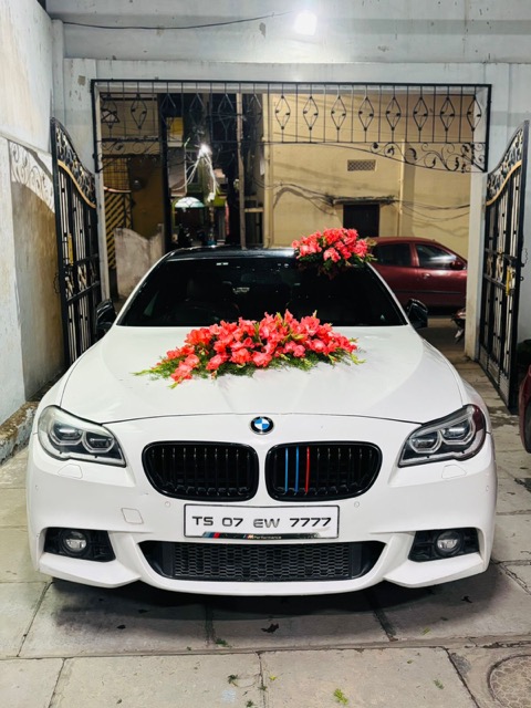 BMW Wedding Car Decoration in Hyderabad